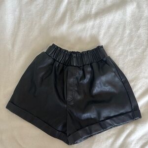 Leather Shorts